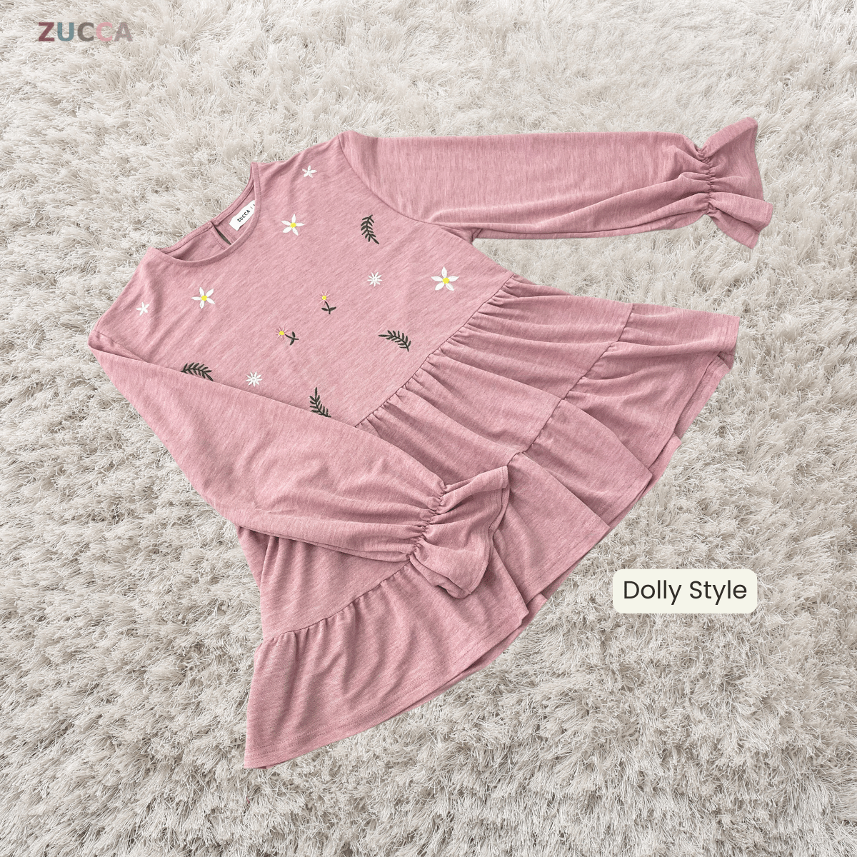 ZUCCA SYAWANI WOMEN KASUAL DOLLY BLOUSE LONG SLEEVE - MA119