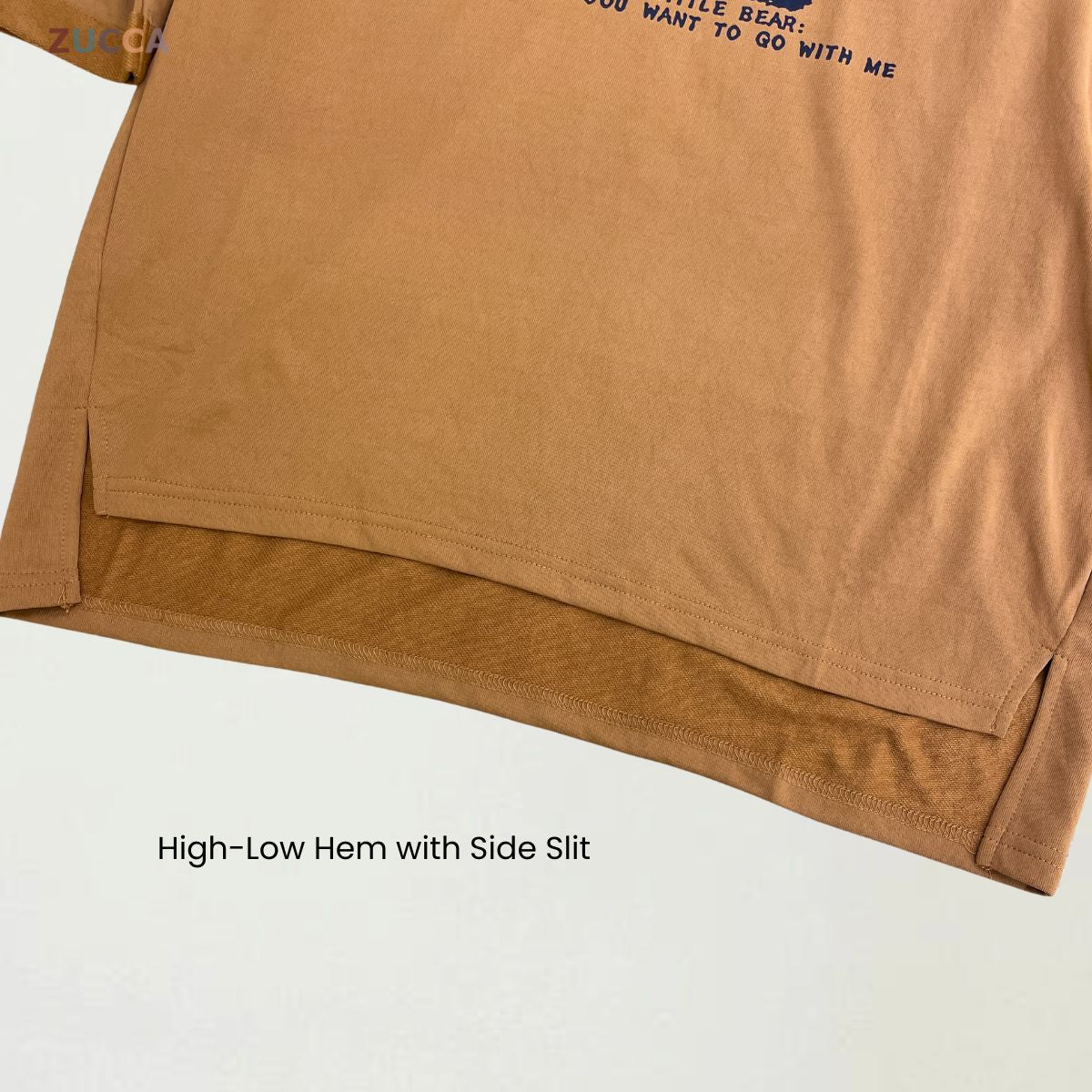 ZUCCA MURNI URBAN GRAPHIC TEE PEREMPUAN KASUAL SHIRT LONG SLEEVE - MA120