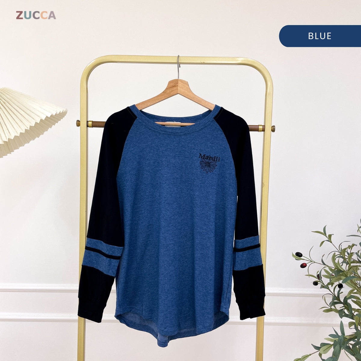 ZUCCA MARDIAH WOMEN KASUAL SHIRT DUA TONE COLOUR - MA123