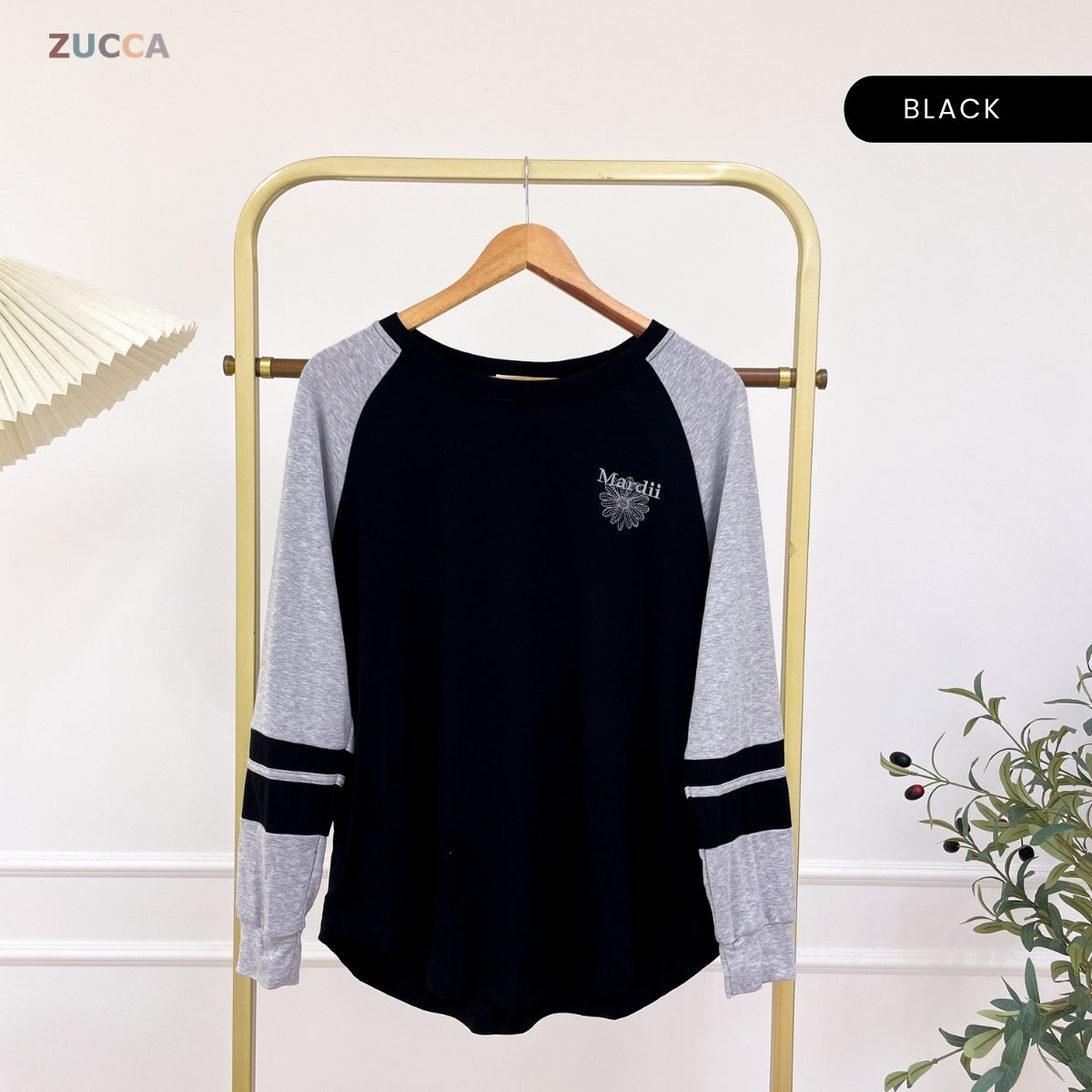 ZUCCA MARDIAH WOMEN KASUAL SHIRT DUA TONE COLOUR - MA123