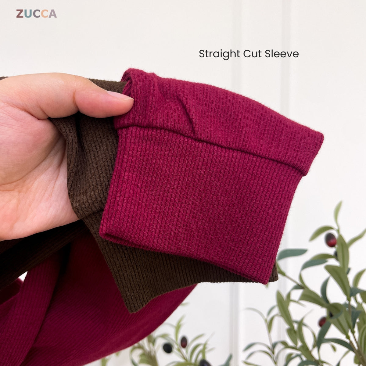 ZUCCA UQASHA GINGHAM TUNIC BLOUSE LONG SLEEVE - MA128