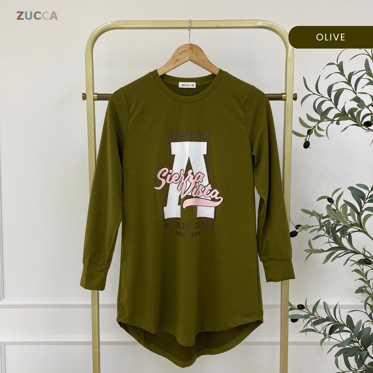 ZUCCA IZANI WOMEN LONG BLOUSE PRINTED LONG SLEEVE - MA129