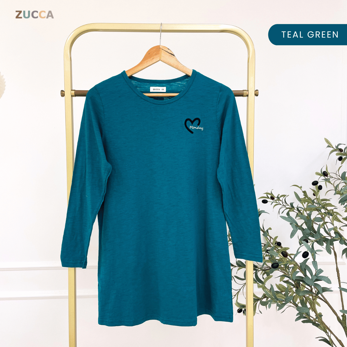 ZUCCA MARIAM RELAXED HEARTWEAR LONG TEE