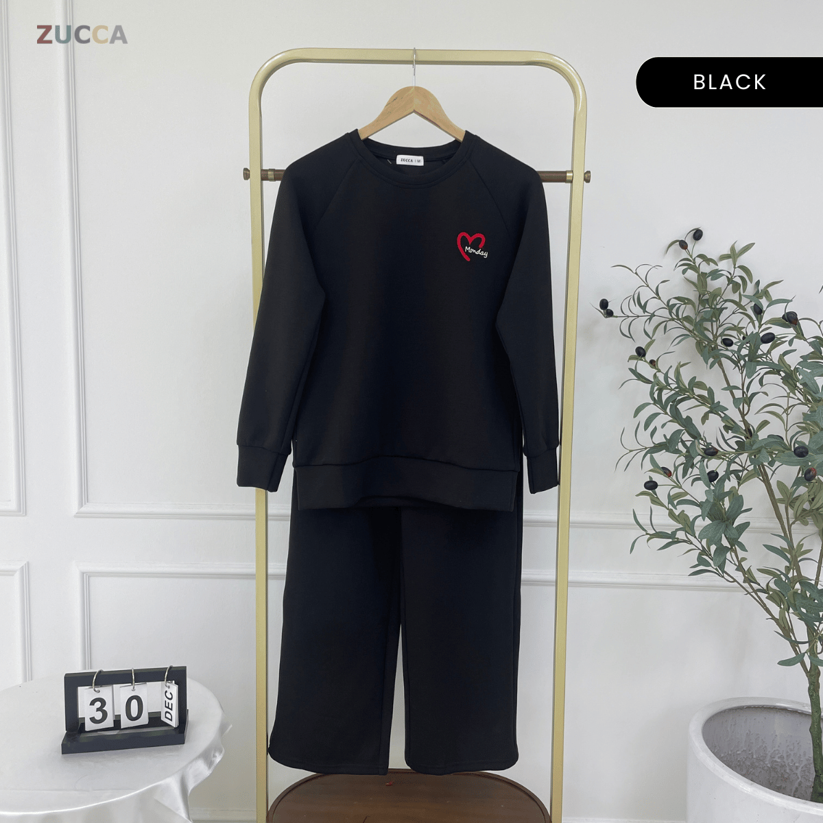 ZUCCA AILANI WOMEN KASUAL SET SWEATSHIRT LONG SLEEVE - MA132