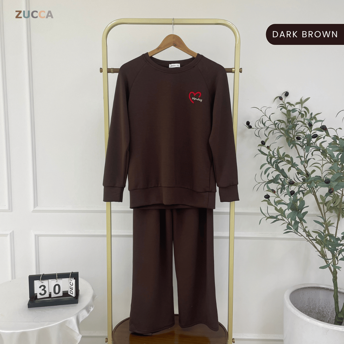 ZUCCA AILANI WOMEN KASUAL SET SWEATSHIRT LONG SLEEVE - MA132