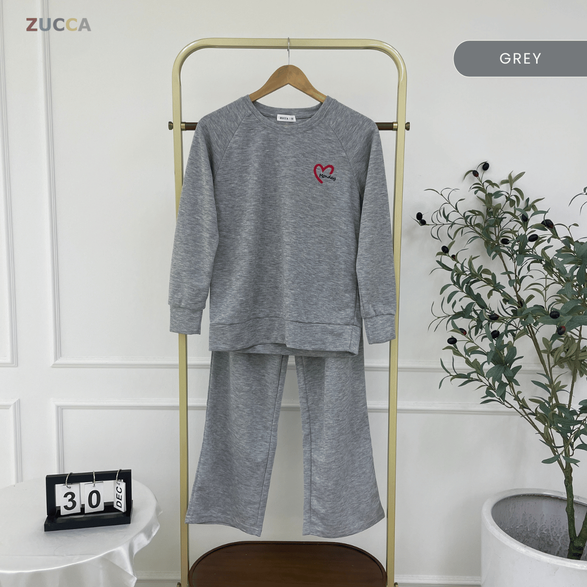 ZUCCA AILANI WOMEN KASUAL SET SWEATSHIRT LONG SLEEVE - MA132