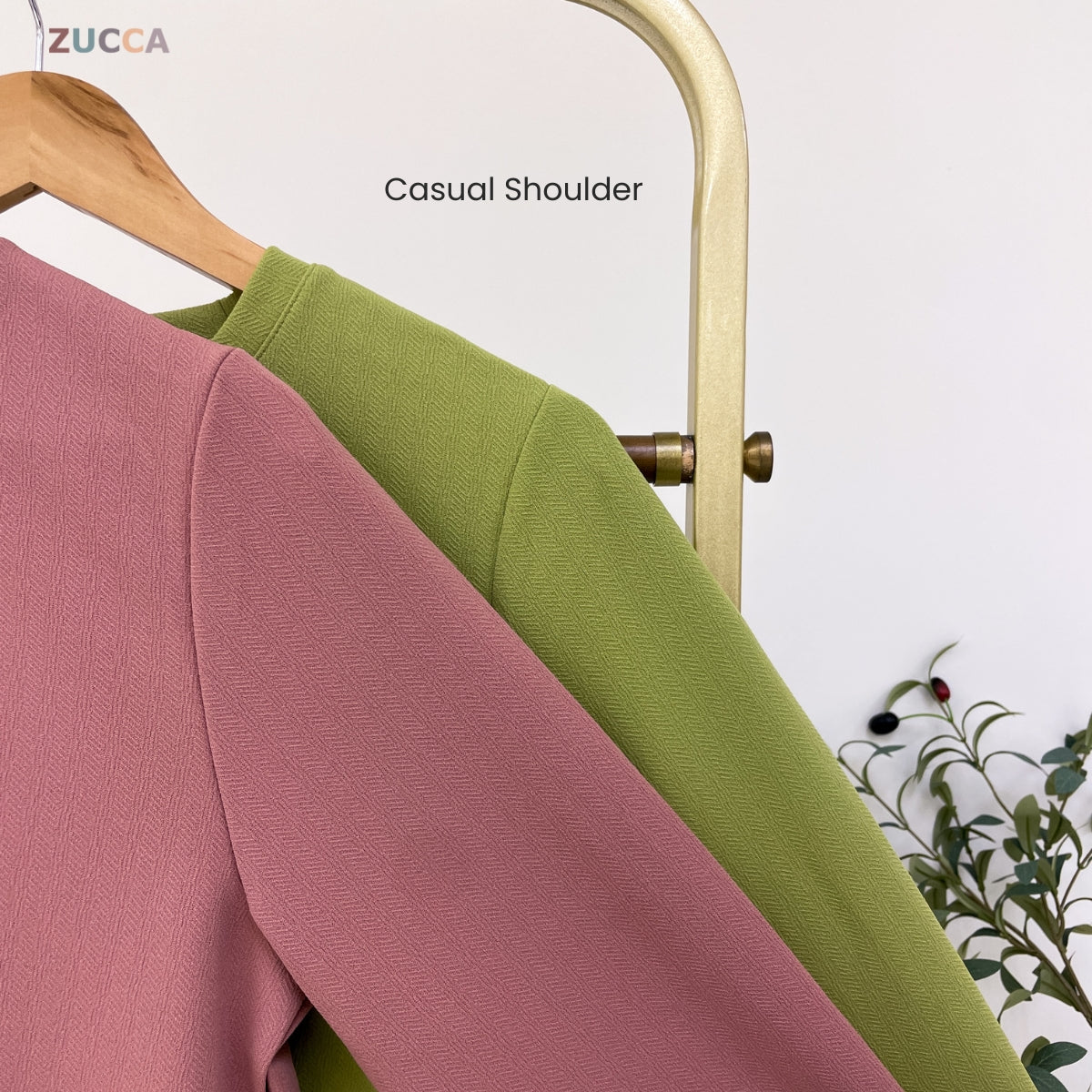 ZUCCA REYNA MODEST PLAIN LONG BLOUSE - MA139