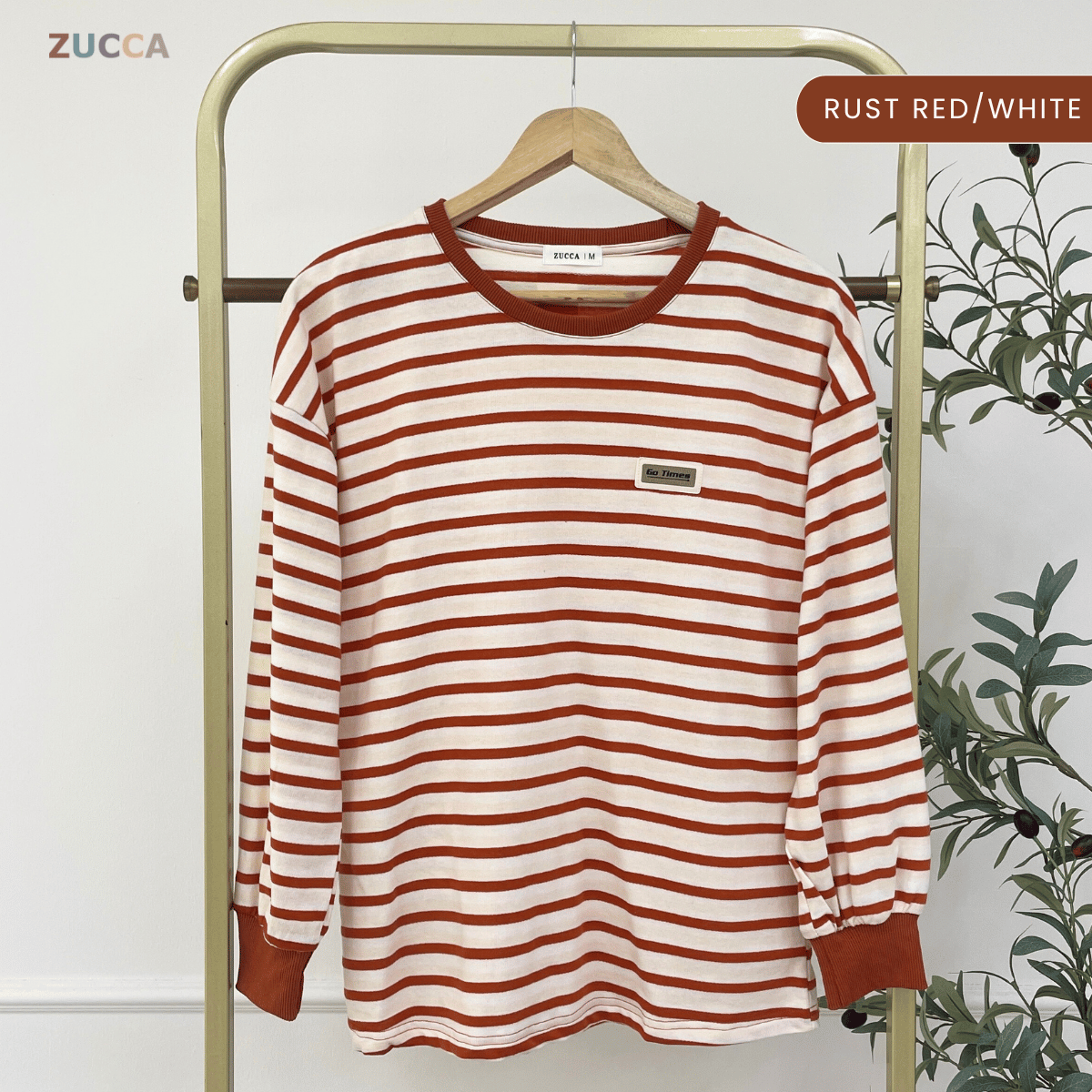 ZUCCA LANA STRIPED KASUAL MUSLIMAH BLOUSE - MA142