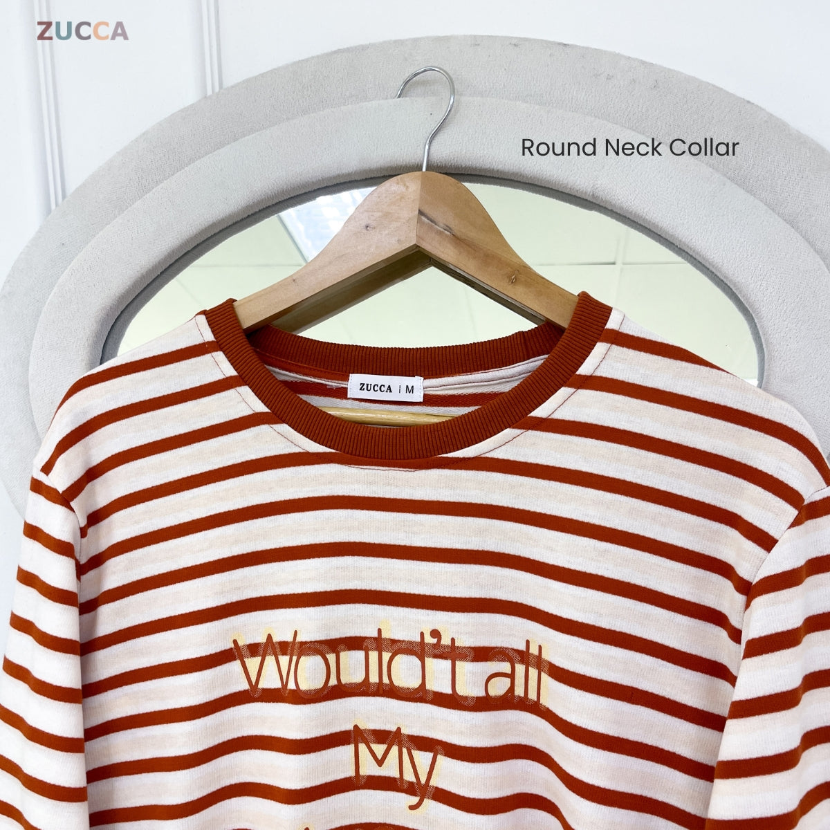 ZUCCA AVERY KASUAL WOMEN STRIPE T-SHIRT LONG SLEEVE - MA144