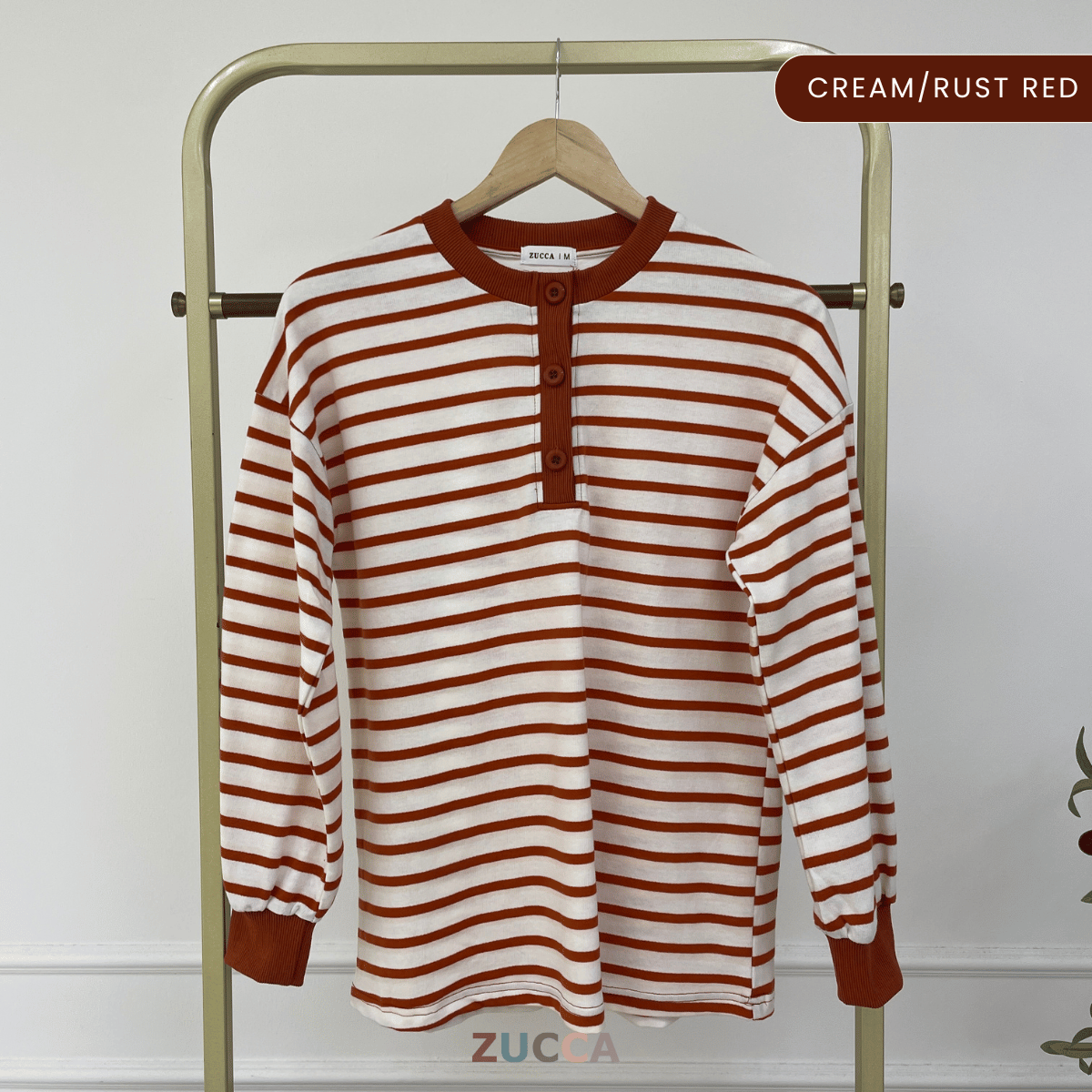 ZUCCA SUFIA CLASSIC STRIPE LONG SLEEVE - MA145 (GN230)