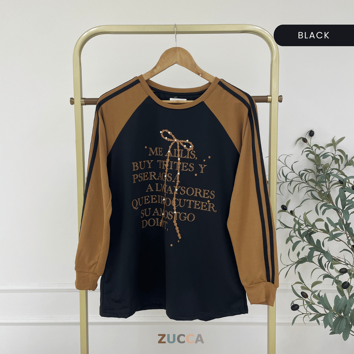ZUCCA ROWAN KASUAL WOMEN GRAPHIC T-SHIRT LONG SLEEVE - MA146