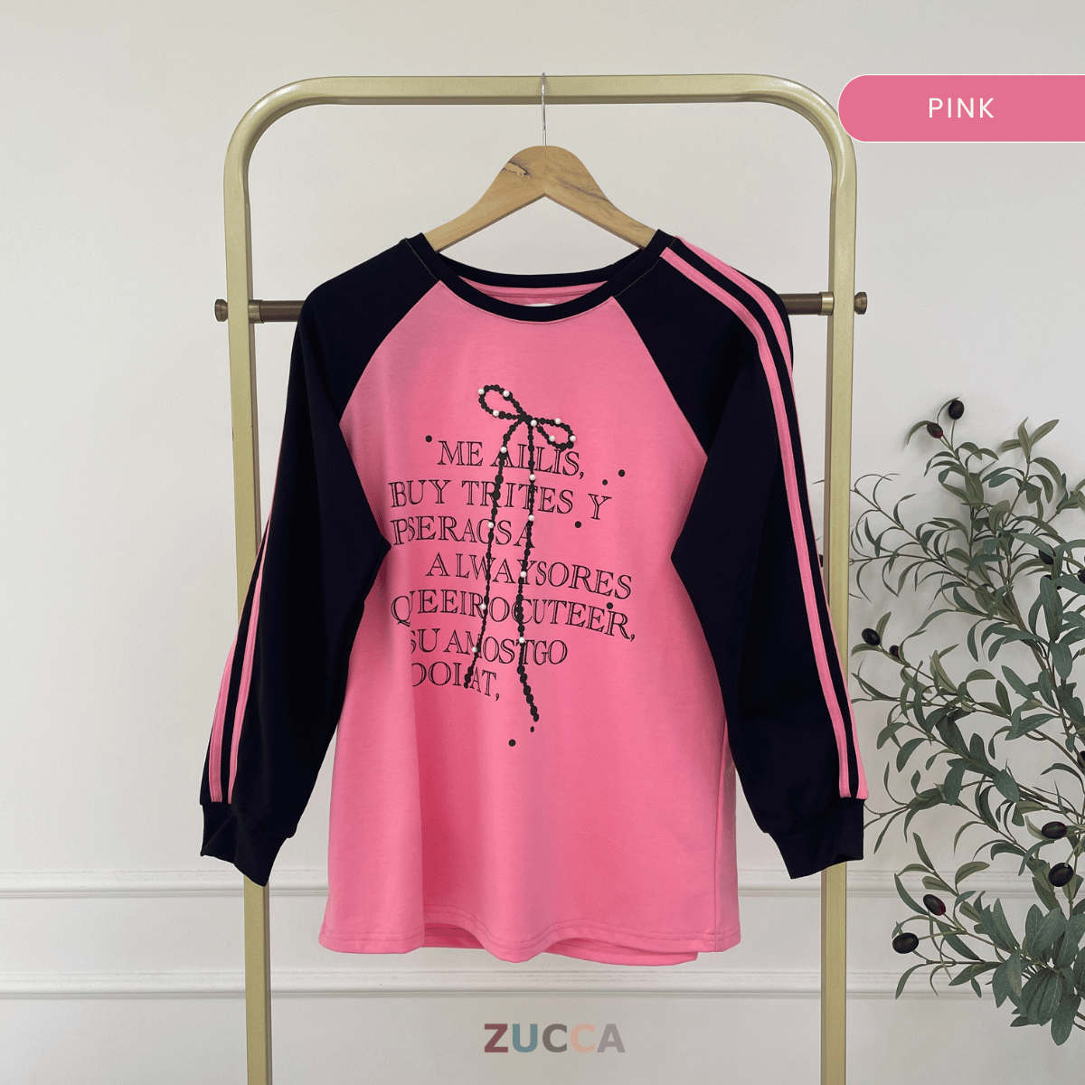 ZUCCA ROWAN KASUAL WOMEN GRAPHIC T-SHIRT LONG SLEEVE - MA146