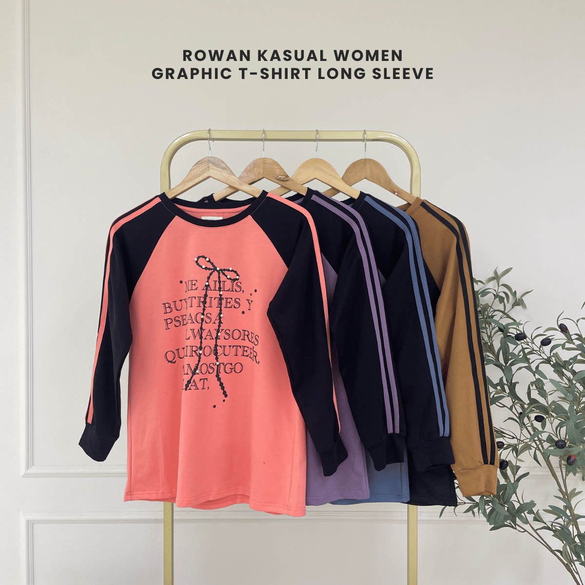 ZUCCA ROWAN KASUAL WOMEN GRAPHIC T-SHIRT LONG SLEEVE - MA146