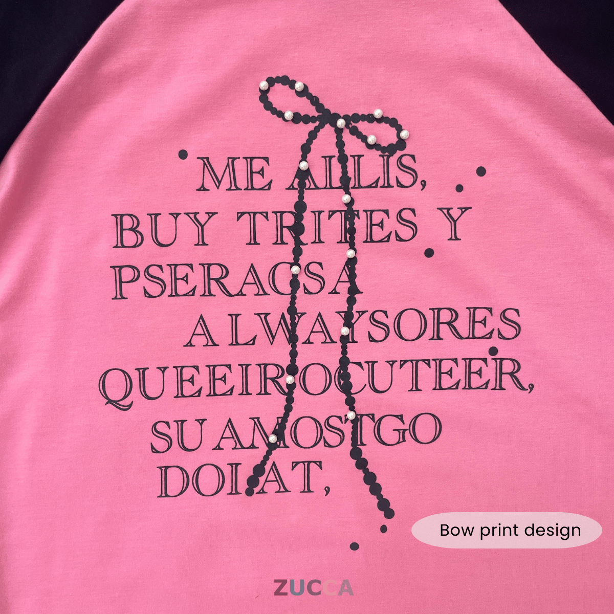 ZUCCA ROWAN KASUAL WOMEN GRAPHIC T-SHIRT LONG SLEEVE - MA146