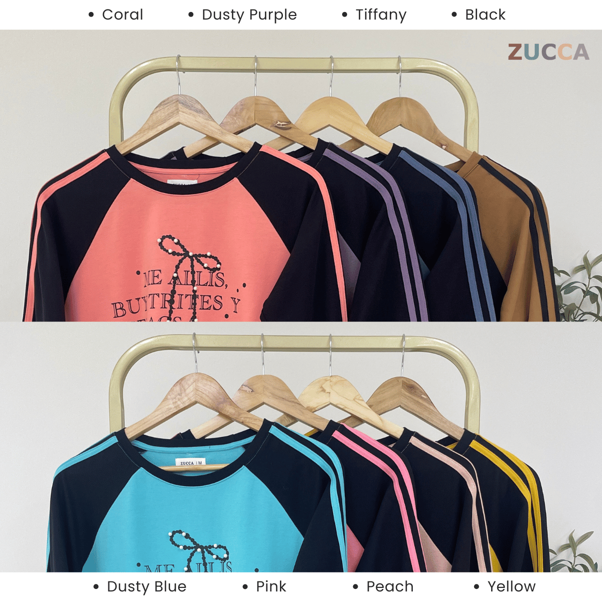 ZUCCA ROWAN KASUAL WOMEN GRAPHIC T-SHIRT LONG SLEEVE - MA146