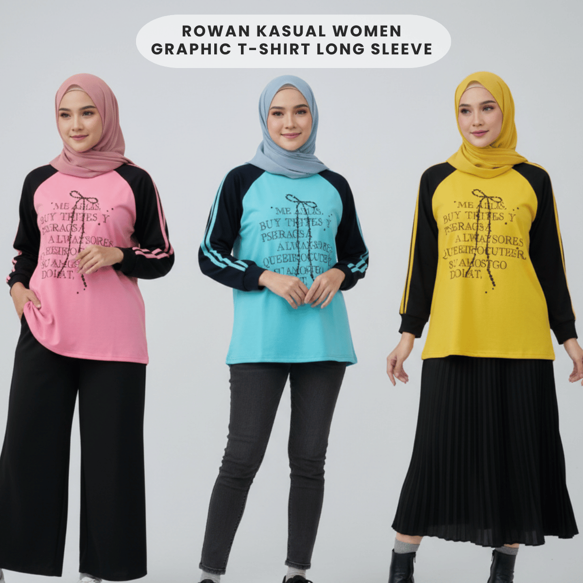 ZUCCA ROWAN KASUAL WOMEN GRAPHIC T-SHIRT LONG SLEEVE - MA146