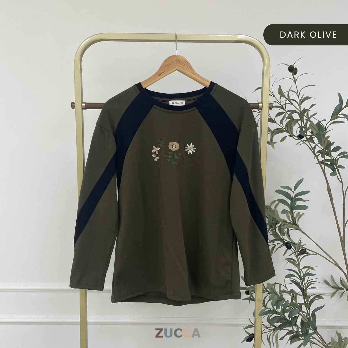 ZUCCA MIYA KASUAL WOMEN GRAPHIC T-SHIRT LONG SLEEVE - MA149