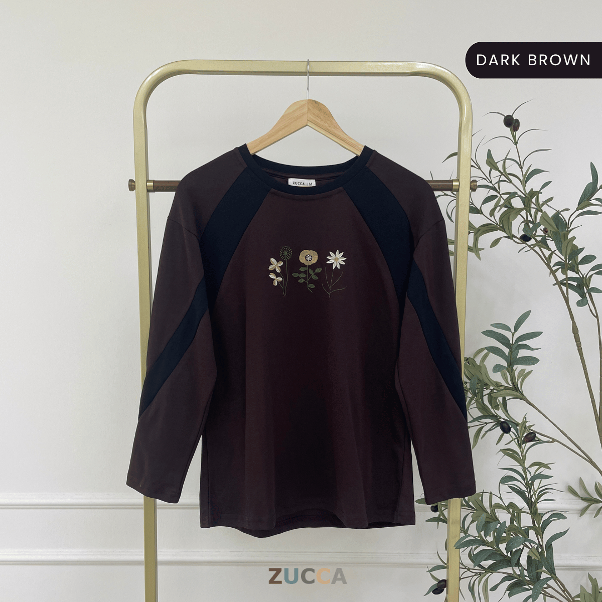 ZUCCA MIYA KASUAL WOMEN GRAPHIC T-SHIRT LONG SLEEVE - MA149