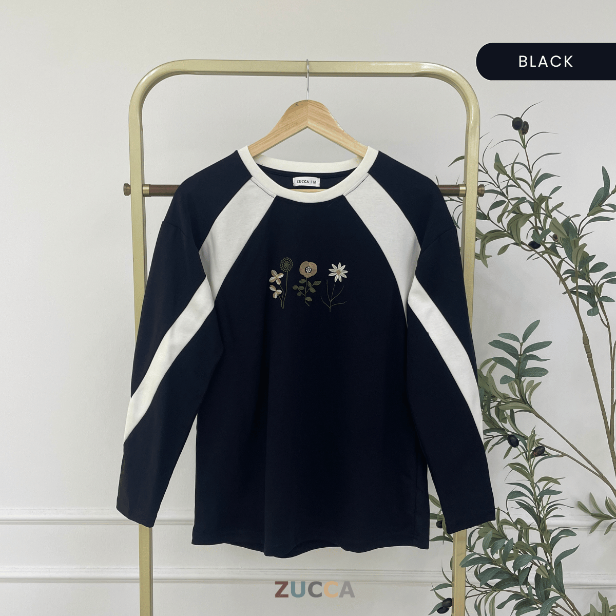 ZUCCA MIYA KASUAL WOMEN GRAPHIC T-SHIRT LONG SLEEVE - MA149