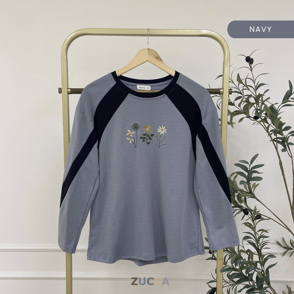 ZUCCA MIYA KASUAL WOMEN GRAPHIC T-SHIRT LONG SLEEVE - MA149
