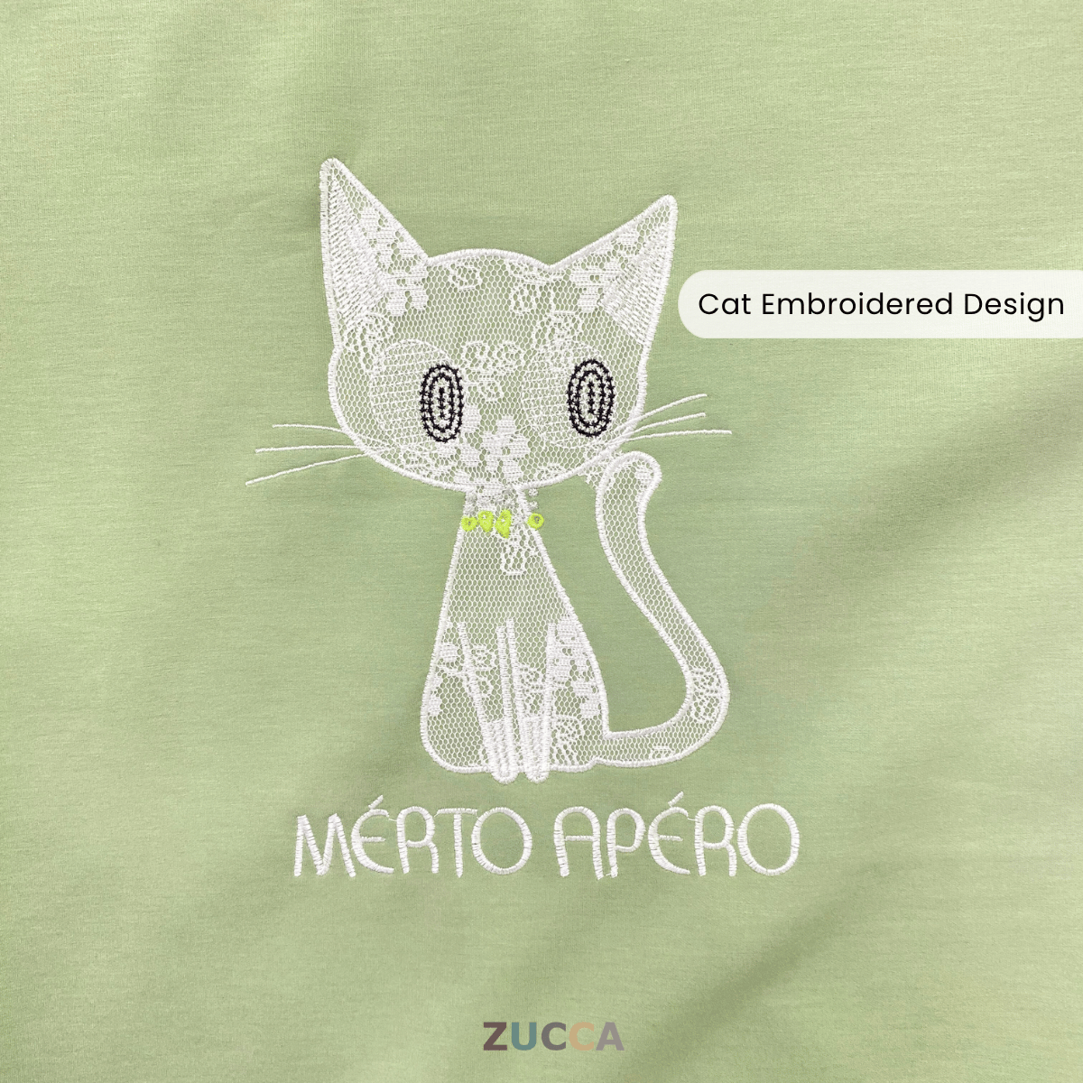 ZUCCA LAVEENA SWEET CAT CASUAL SWEATSHIRT - MA151