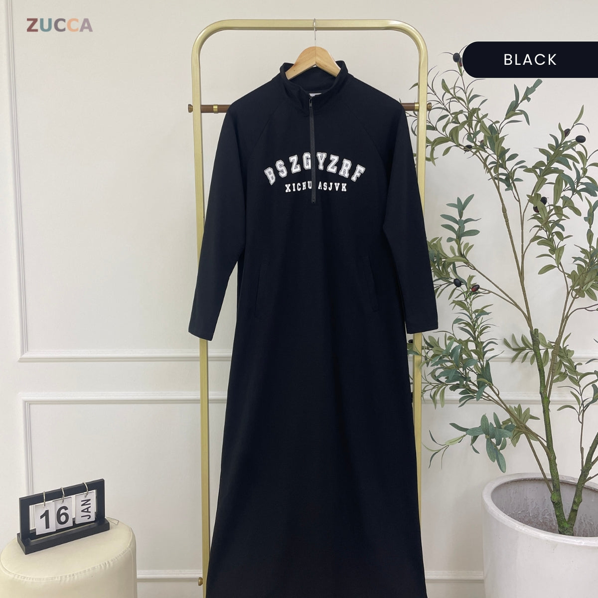 ZUCCA ZILA EFFORTLESS SILHOUETTE LONG DRESS - MA152