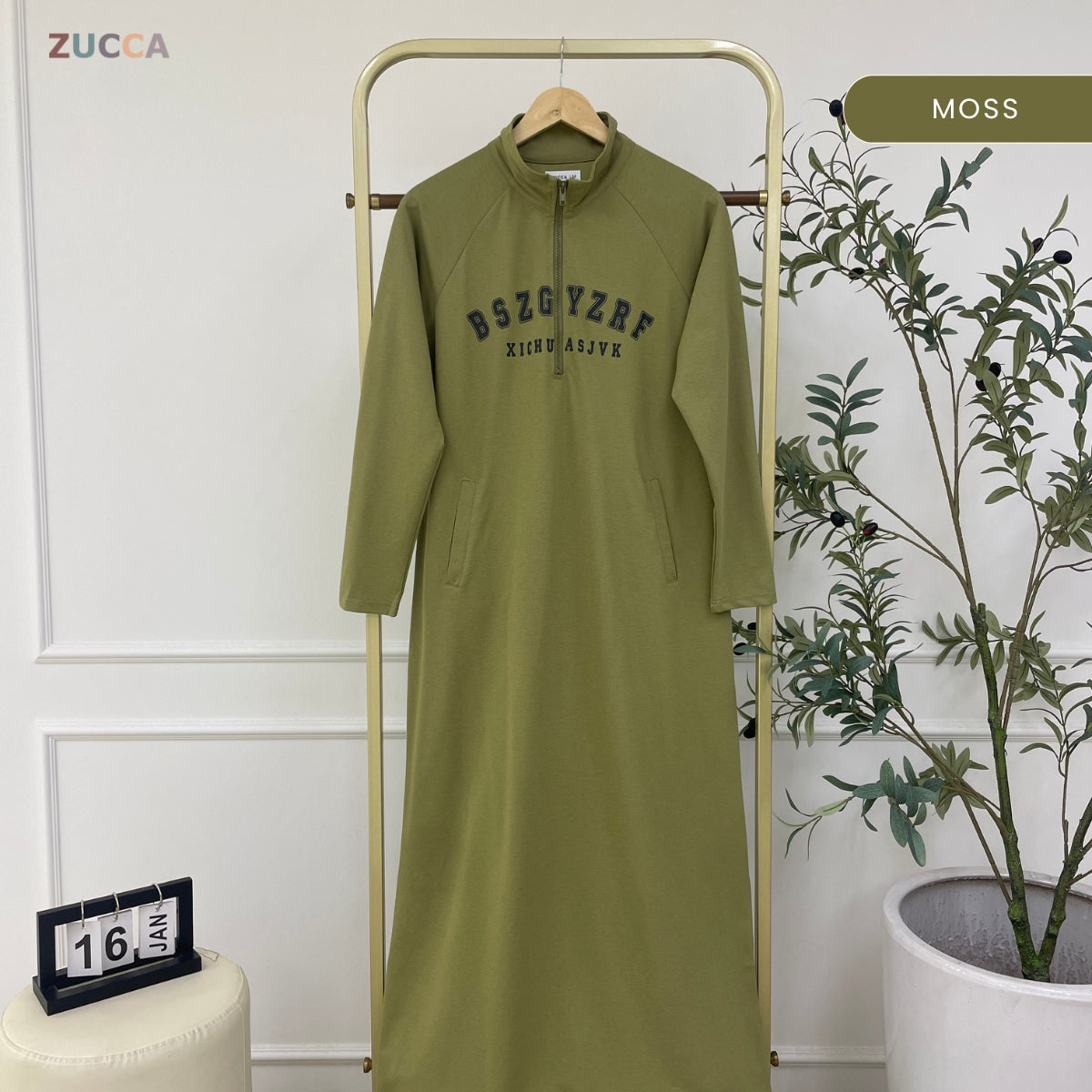 ZUCCA ZILA EFFORTLESS SILHOUETTE LONG DRESS - MA152