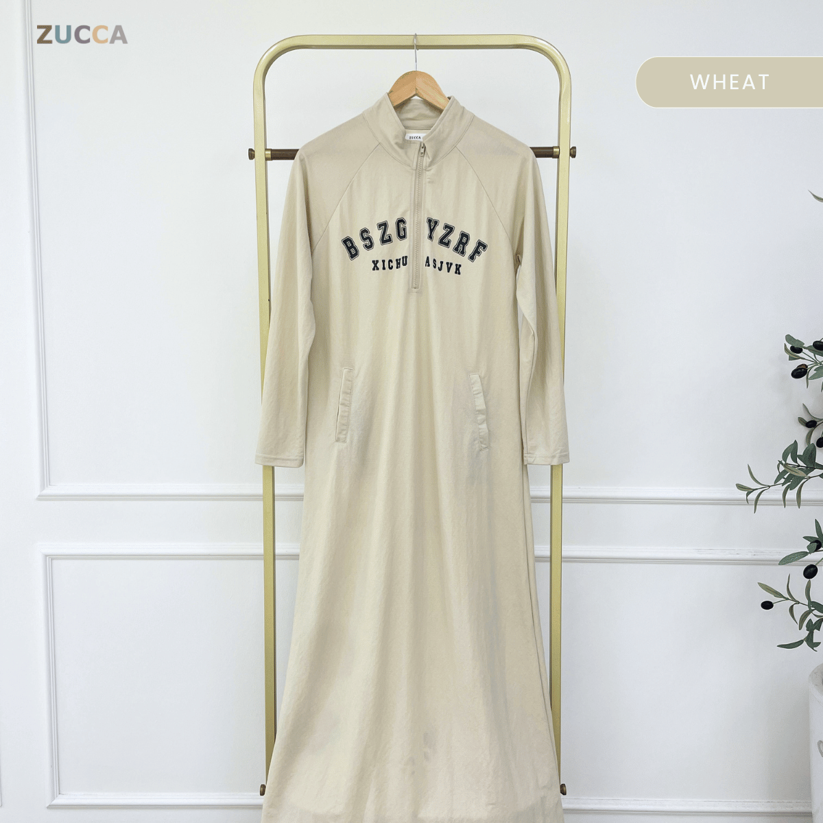 ZUCCA ZILA EFFORTLESS SILHOUETTE LONG DRESS - MA152
