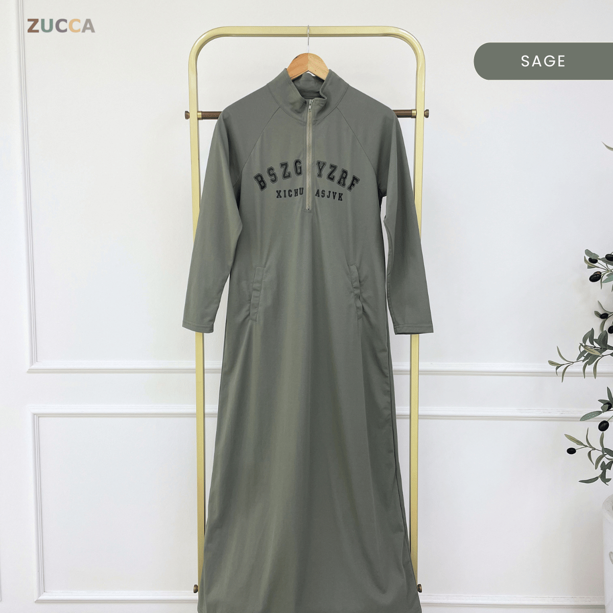 ZUCCA ZILA EFFORTLESS SILHOUETTE LONG DRESS - MA152