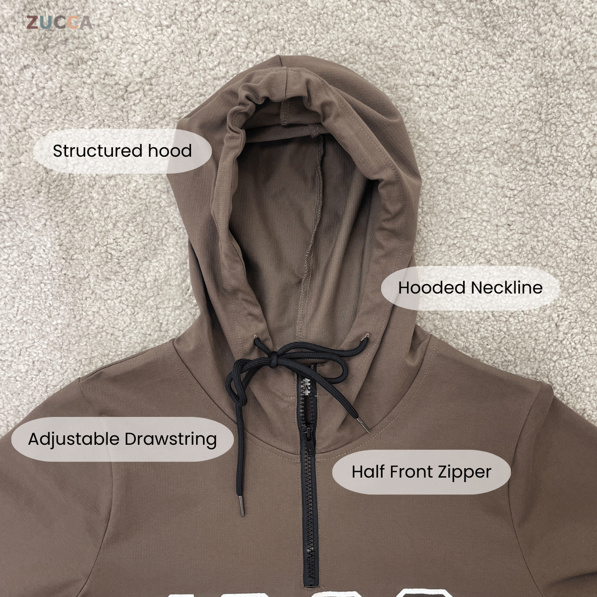 ZUCCA MAYA RELAXED CLASSIC MODEST LONG DRESS - MA153