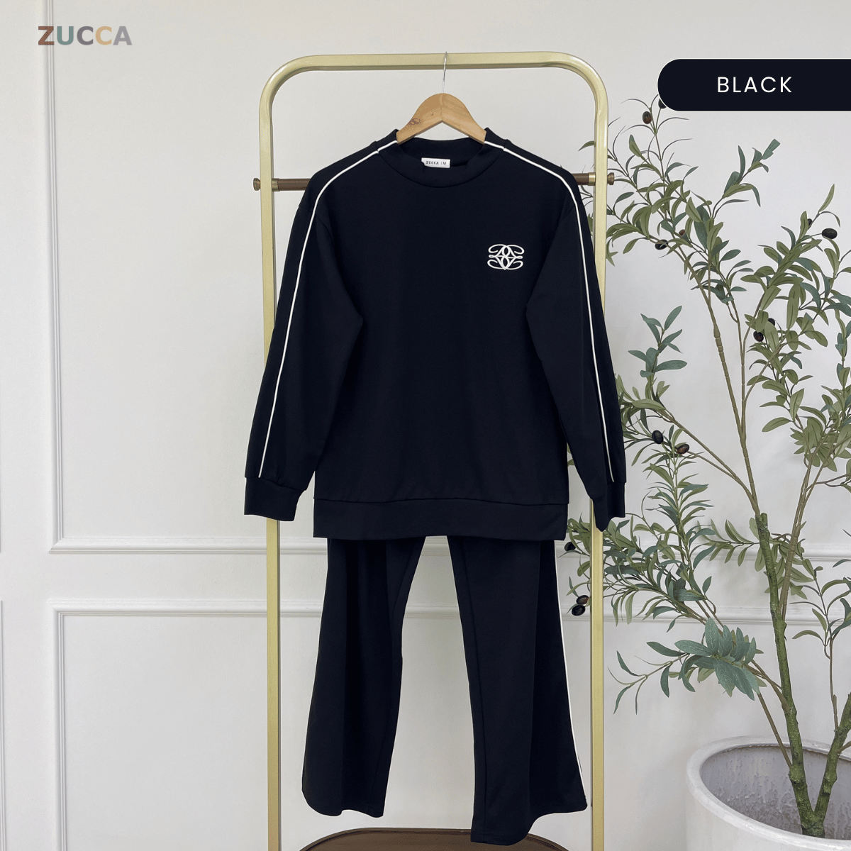 ZUCCA HANEEN CASUAL SWEATSHIRT SPORTY SET - MA154