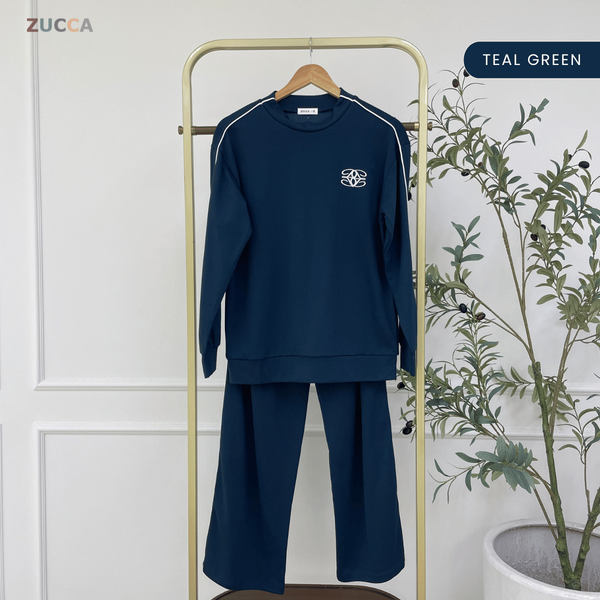 ZUCCA HANEEN CASUAL SWEATSHIRT SPORTY SET - MA154