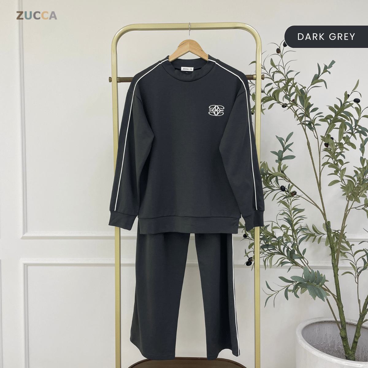 ZUCCA HANEEN CASUAL SWEATSHIRT SPORTY SET - MA154
