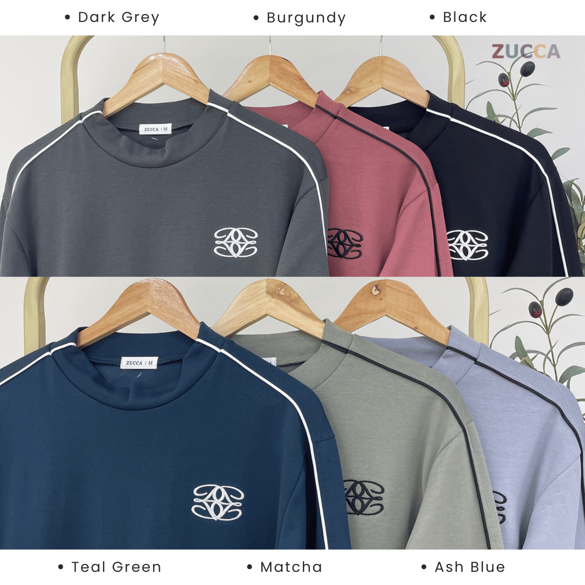 ZUCCA HANEEN CASUAL SWEATSHIRT SPORTY SET - MA154