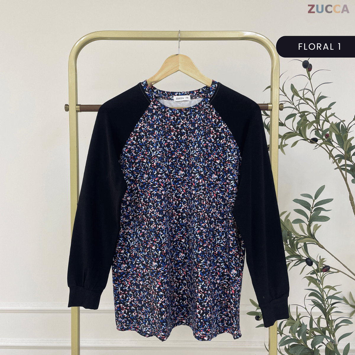 ZUCCA ZELIA KASUAL WOMEN SWEATSHIRT LONG SLEEVE - MA156