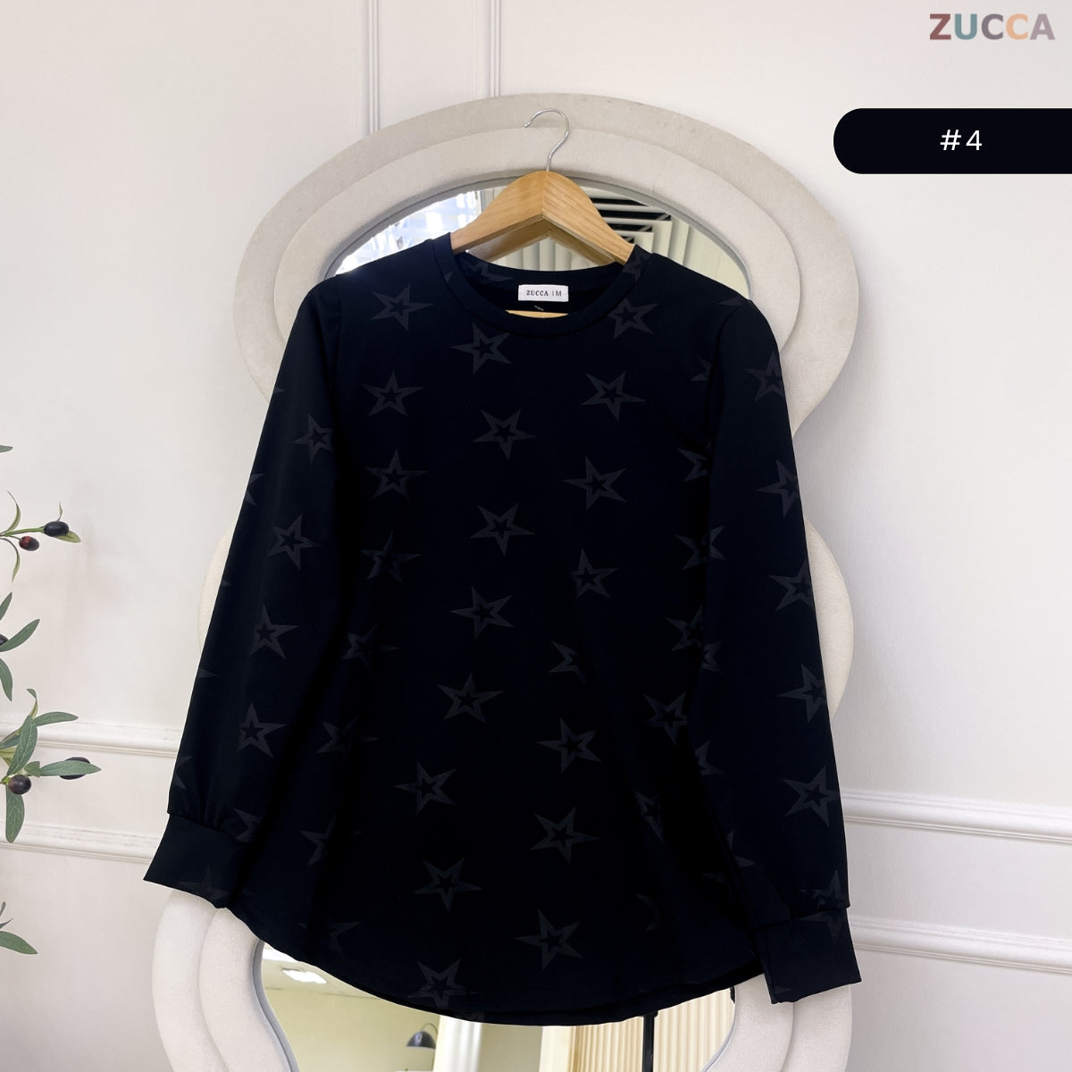 ZUCCA ZELIA KASUAL WOMEN SWEATSHIRT LONG SLEEVE - MA156