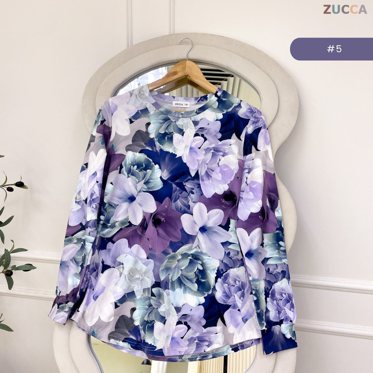 ZUCCA ZELIA KASUAL WOMEN SWEATSHIRT LONG SLEEVE - MA156