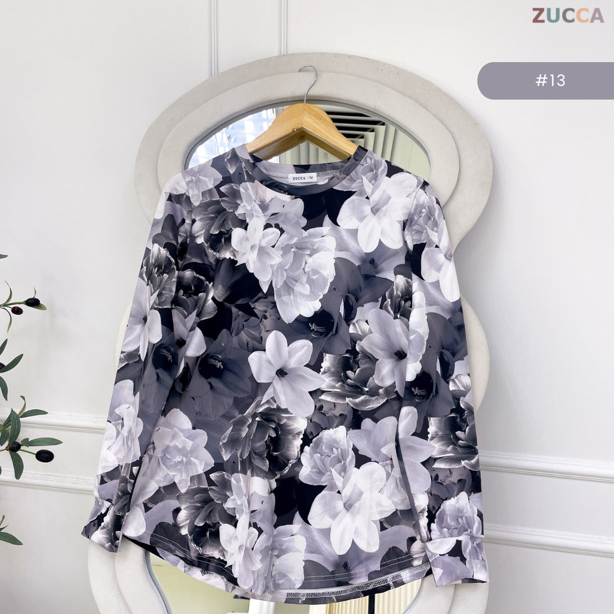 ZUCCA ZELIA KASUAL WOMEN SWEATSHIRT LONG SLEEVE - MA156