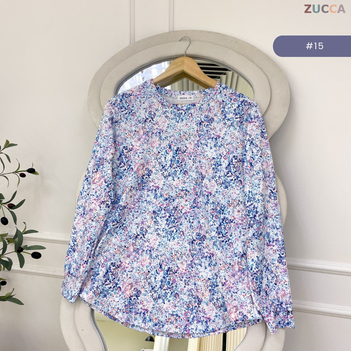 ZUCCA ZELIA KASUAL WOMEN SWEATSHIRT LONG SLEEVE - MA156