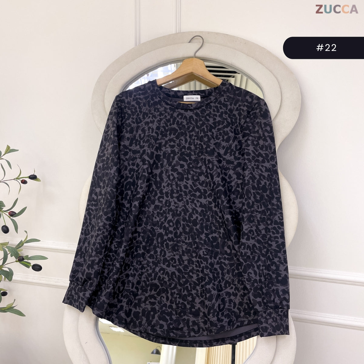 ZUCCA ZELIA KASUAL WOMEN SWEATSHIRT LONG SLEEVE - MA156