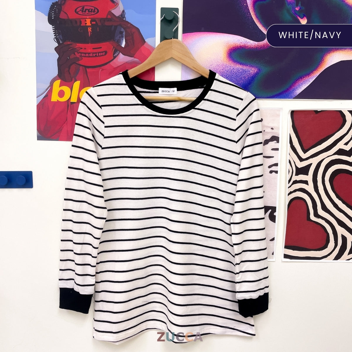 ZUCCA ERISA KASUAL WOMEN STRIPE SHIRT - MA157