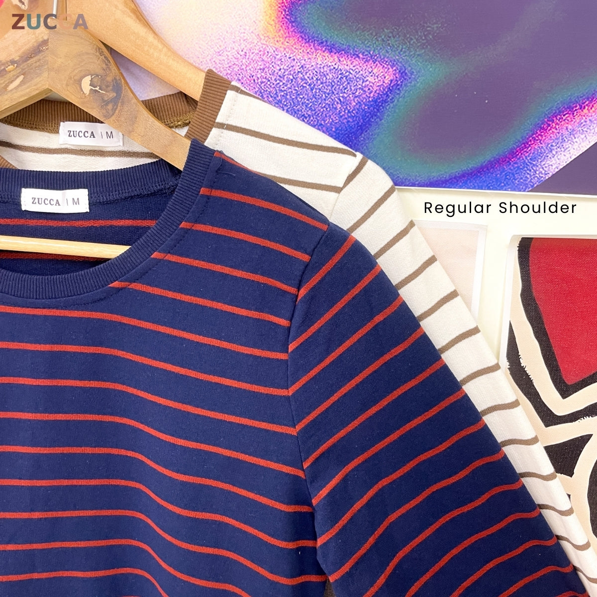 ZUCCA ERISA KASUAL WOMEN STRIPE SHIRT - MA157