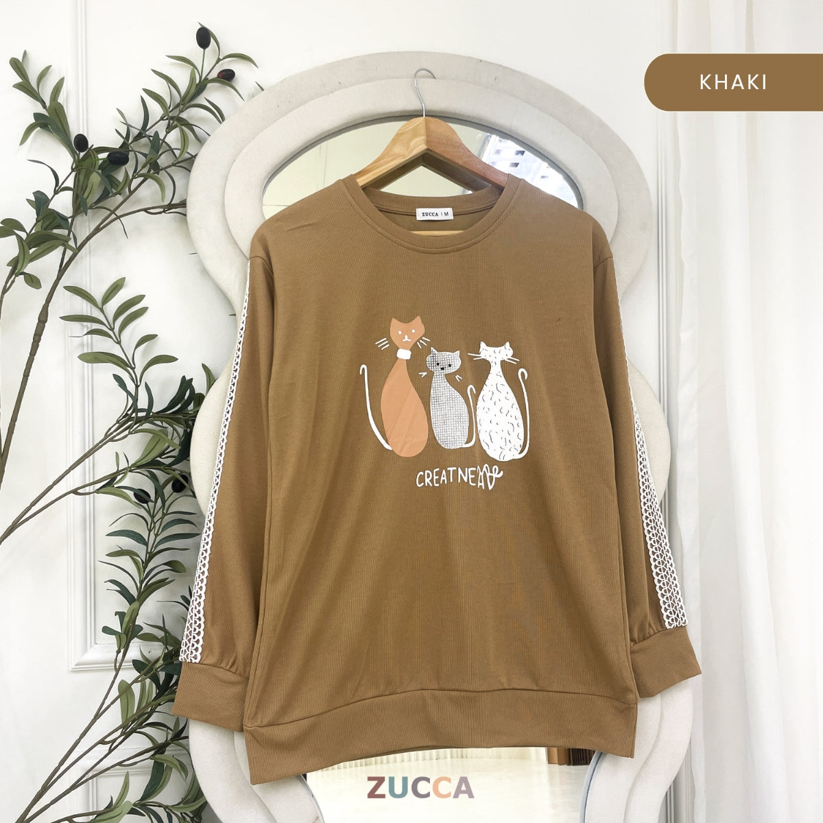ZUCCA MILLY WOMEN KASUAL GRAPHIC PRINTED SHIRT LONG SLEEVE - MA158