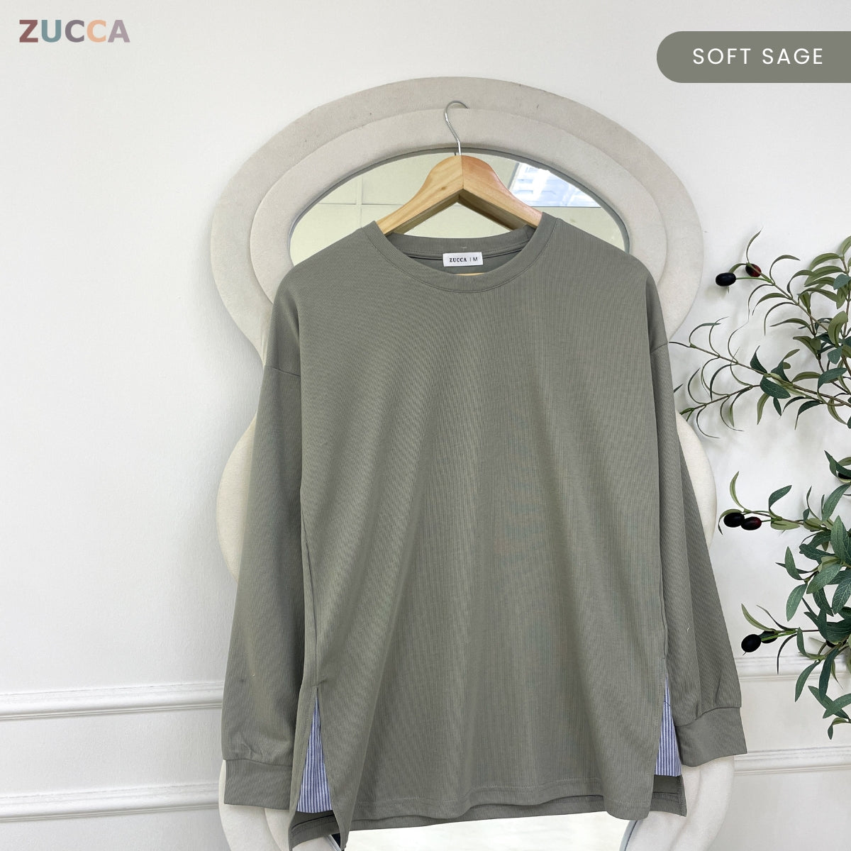 ZUCCA TALEA KASUAL WOMEN PLAIN SHIRT LONG SLEEVE - MA159