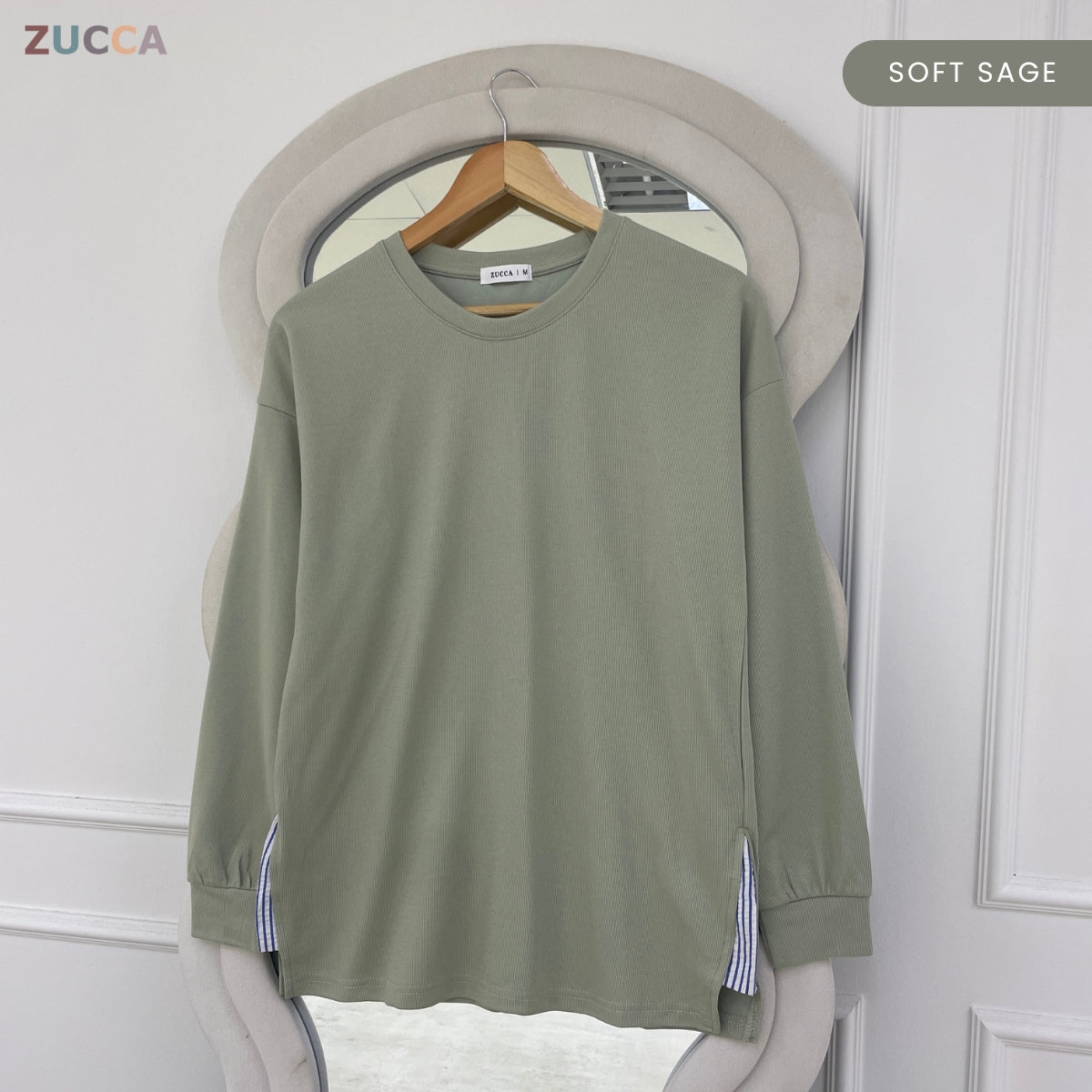 ZUCCA TALEA KASUAL WOMEN PLAIN SHIRT LONG SLEEVE - MA159