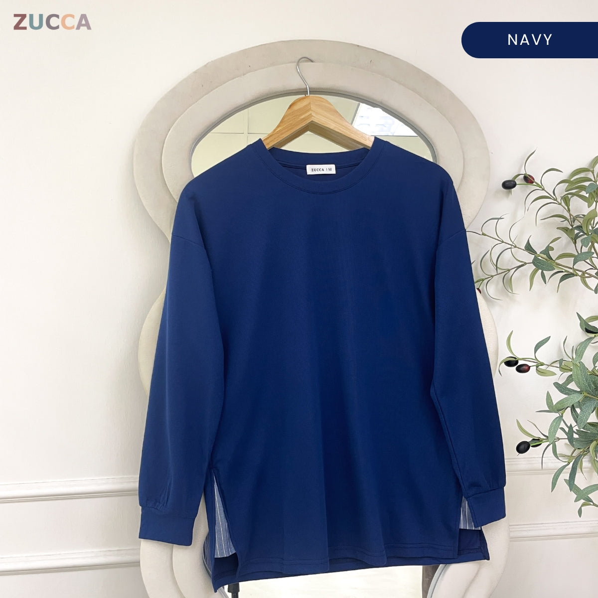 ZUCCA TALEA KASUAL WOMEN PLAIN SHIRT LONG SLEEVE - MA159