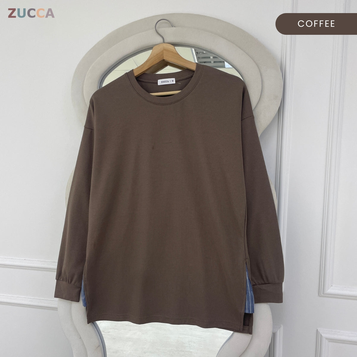 ZUCCA TALEA KASUAL WOMEN PLAIN SHIRT LONG SLEEVE - MA159