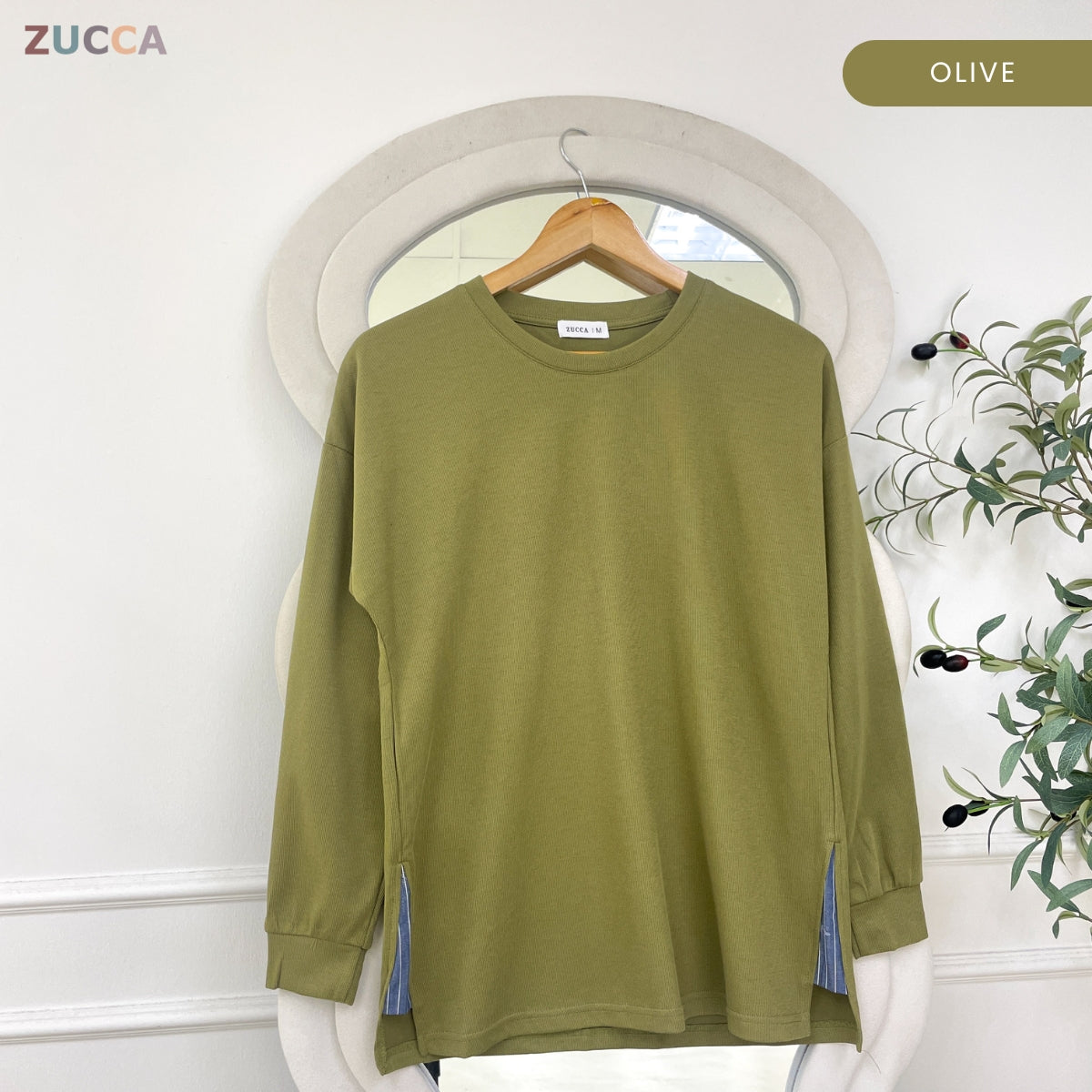 ZUCCA TALEA KASUAL WOMEN PLAIN SHIRT LONG SLEEVE - MA159