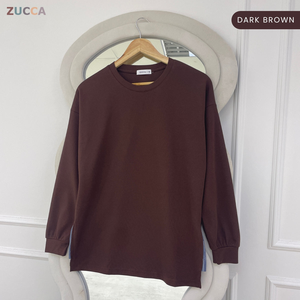 ZUCCA TALEA KASUAL WOMEN PLAIN SHIRT LONG SLEEVE - MA159