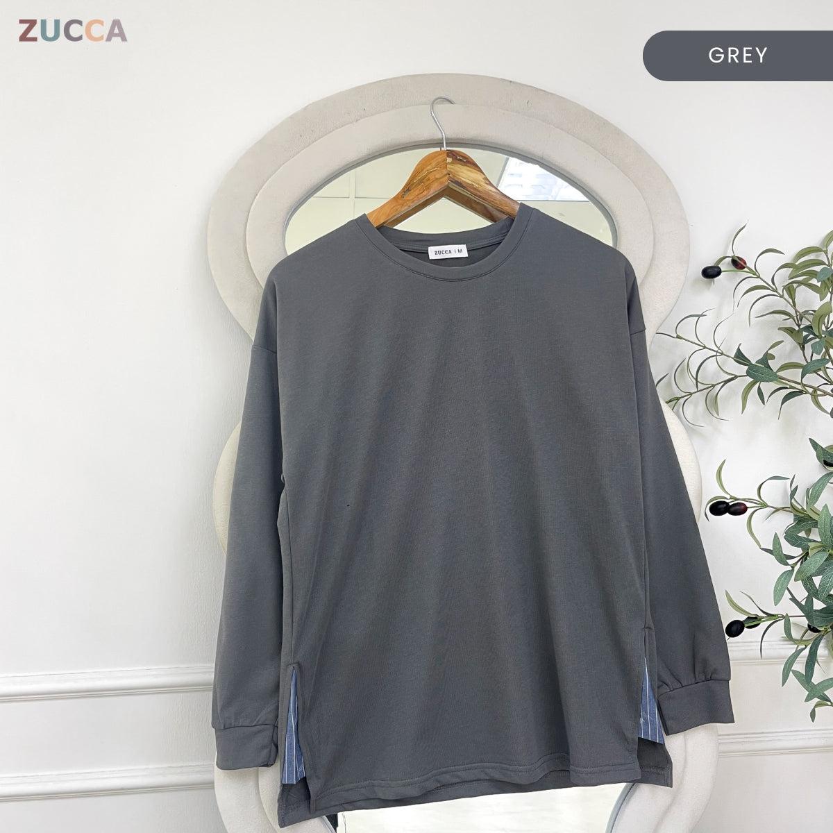 ZUCCA TALEA KASUAL WOMEN PLAIN SHIRT LONG SLEEVE - MA159